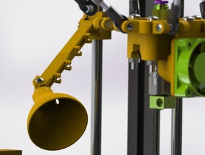 led stand 8mm rods 3d printer accessories delta flashlight light lighting pixar 3d print model - Mito3D