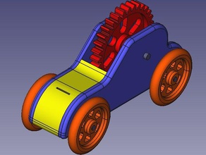 auto m vil autopropulsado juguetes y accesorios de juego 3d print model - Mito3D