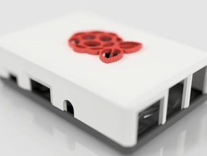 raspberry pi 3 2 b+ case computer 3d print model - Mito3D