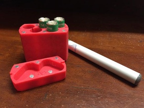 v2 e-cigs cartridge holder magnetic e-cig e-cigarette e-smoking electronic cigarette 3d print model - Mito3D