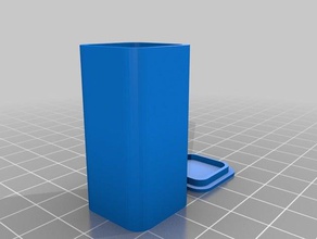 angolo arrotondato scatola di pillole i contenitori su misura 3d print model - Mito3D