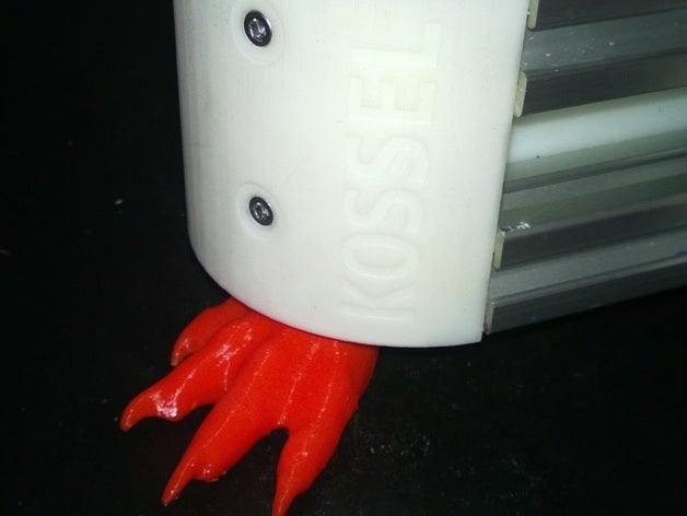 kossel 2020 delta foot 3d printer accessories extrusion 3D print model - Mito3D