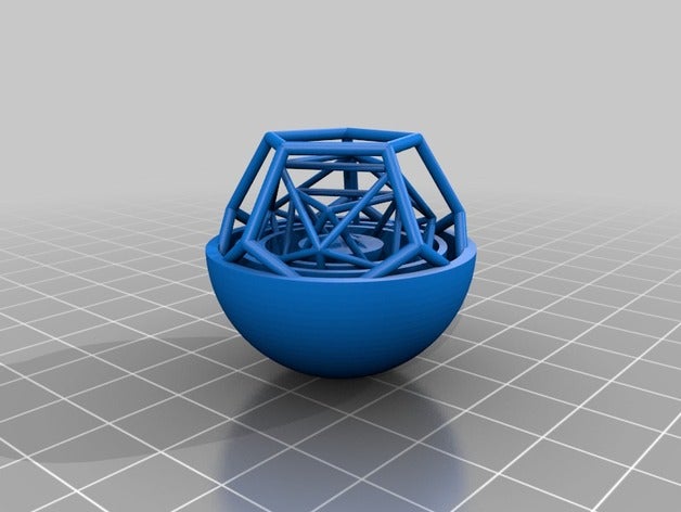 kepler's platonic inner planets physics & astronomy kepler planetary solids 3D print model - Mito3D