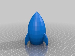 mármol ejecutar rocket cap 3d la impresión diversión juguete 3d print model - Mito3D