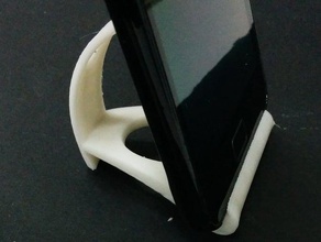 Halter Handy - giobbi android desktop docking-station iphone 3d print model - Mito3D