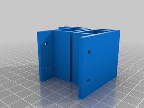 kossel mini acrylic enclosure mounts 3d printer parts 3d print model - Mito3D