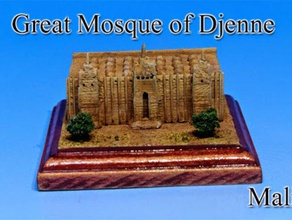 große Moschee von djenne, mali- Gebäude & Strukturen 3d print model - Mito3D