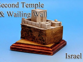 second temple & wailing wall -israel- buildings structures 3d print model - Mito3D