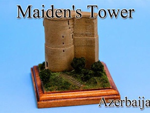 maiden's tower -azerbaijan- buildings & structures 3d print model - Mito3D