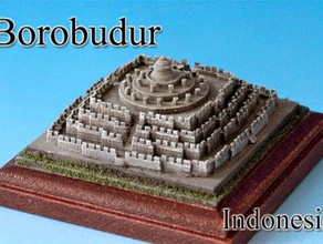 borobudur indonesia buildings & structures 3d print model - Mito3D