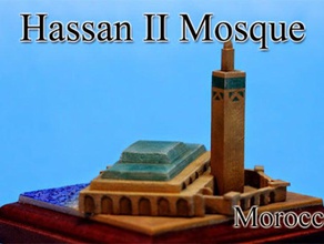 hassan-ii-Moschee -Marokko- Gebäude & Strukturen 3d print model - Mito3D