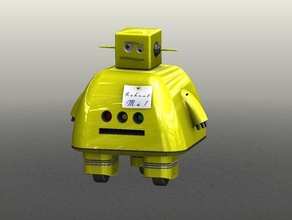 instructables-Roboter mechanisch ist Spielzeug 3d print model - Mito3D