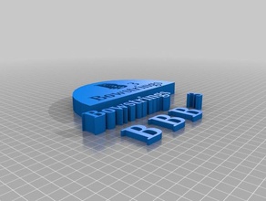 b3 logo 3d printing 3d print model - Mito3D