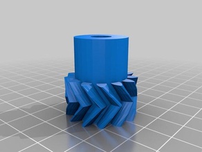 mi personalizados paramétrico de la raspa arenque conjunto engranajes roca un vaso Impresora 3d extrusoras personalizado 3d print model - Mito3D