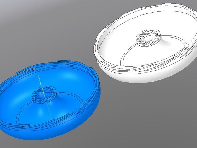 dona caja de almuerzo los contenedores cuadro contenedor countertopchallenge la titular cocina pieza spin twist dos 3D print model - Mito3D