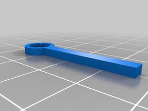côte couteau clé les pièces de rechange la micro pinces à molette 3d print model - Mito3D