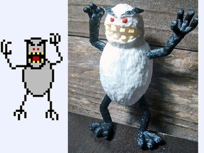 monstruo skifree criaturas el muñeco de nieve abominable monster yeti 3d print model - Mito3D