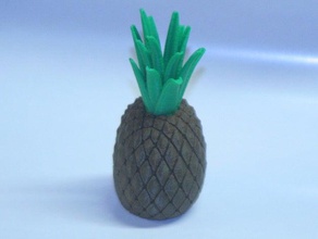 remixed Ananas Essen & trinken 3d print model - Mito3D