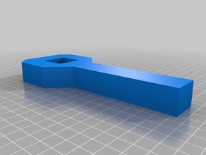 plaza de la llave tuerca 25 mm tapas abs - pesado-deber herramientas mano plomería square cuadrada 3d print model - Mito3D