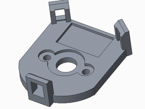 frc-encoder-mount-adapter in der Robotik encoder erste frc first robotics rotary-encoder 3d print model - Mito3D