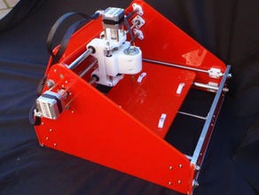 cnc-Mühle, gedruckte 3d-laser geschnitten Werkzeugmaschinen 3dprintable arduino cnc-Fräsen mill 3d print model - Mito3D