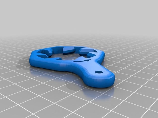 capuchon en plastique de la clé giova remix arrondis cuisine et salle à manger l'accessibilité d'assistance bouchon bouteille ouvreur pet utile 3D print model - Mito3D