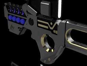 plasma rifle v1 traje 3d print model - Mito3D