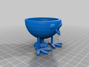 chicken cup kitchen & dining countertopchallenge easter easteregg egg eggcup 3d print model - Mito3D
