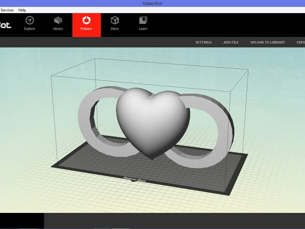 amor infinito 3d signos y logotipos aniversario muchacho novio infinitas freund freundin niña novia corazón liebe signo unendlich 3D print model - Mito3D