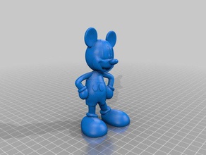 hochwertige mickey-Maus Menschen 3d print model - Mito3D