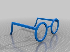 doreen óculos personalizado 3d print model - Mito3D