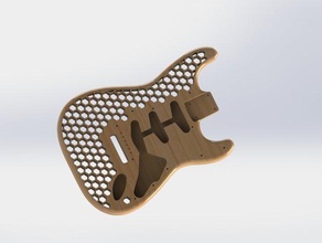 stratocaster fender jampy rmx music sstratocaster 3d print model - Mito3D