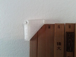 suporte de parede para pendurar decoração 3d print model - Mito3D
