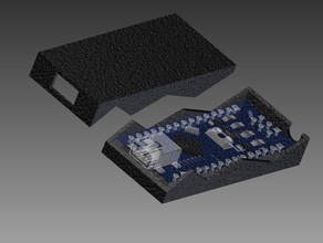 arduino pro nano v3 usb case box electronics enclosure 3d print model - Mito3D