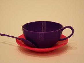 tea set kitchen & dining countertopchallenge 3d print model - Mito3D