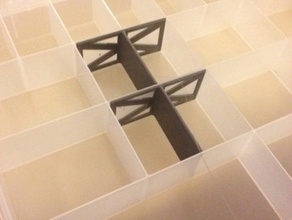 drawer dividers hobby divider storage 3d print model - Mito3D