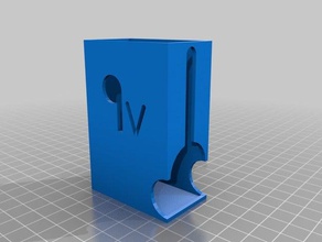9 V pil tutucu depolama kaplar 3d print model - Mito3D