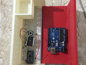 caso de la placa arduino diy breadboard protoboard 3d print model - Mito3D