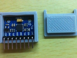 mpu6050 caso robótica 3-eixos acelerômetro eletrônica giroscópio hobby sensores 3d print model - Mito3D
