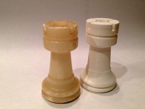 chesspiece les échecs tour de 3d print model - Mito3D