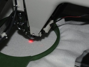 laser indicateur de position du support tajima néo machine à broder d'autres réticule positionnement 3d print model - Mito3D