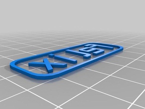 felix tag les signes et logos personnalisé 3d print model - Mito3D