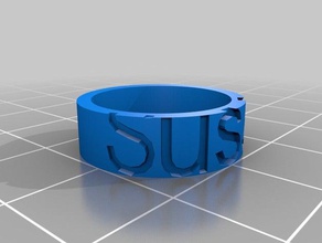 susan size 6 ring anelli su misura 3d print model - Mito3D
