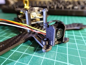 cc1563 di montaggio videocamera armattan morphite 170mm 180mm fotogrammi r c i veicoli 600tvl la fotocamera fpv quad surveilzone 3d print model - Mito3D