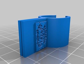 carroll crista maçaneta da porta clib notas office personalizado 3d print model - Mito3D