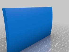 my customized curved business card case accessories 3d print model - Mito3D