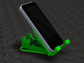 adjustable iphone stand mobile phone accesories 3d print model - Mito3D
