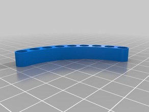 10 le degré de la courbe lego technic jouets construction personnalisé 3d print model - Mito3D