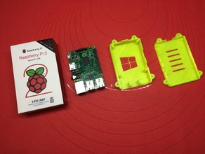 safe secure raspberry pi 2 b case computer 3d print model - Mito3D