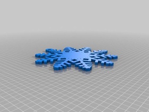 mommy snowflake 2 customized 3d print model - Mito3D